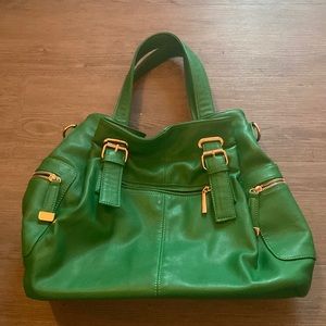 Dark green Charming Charlie tote bag (no damage)